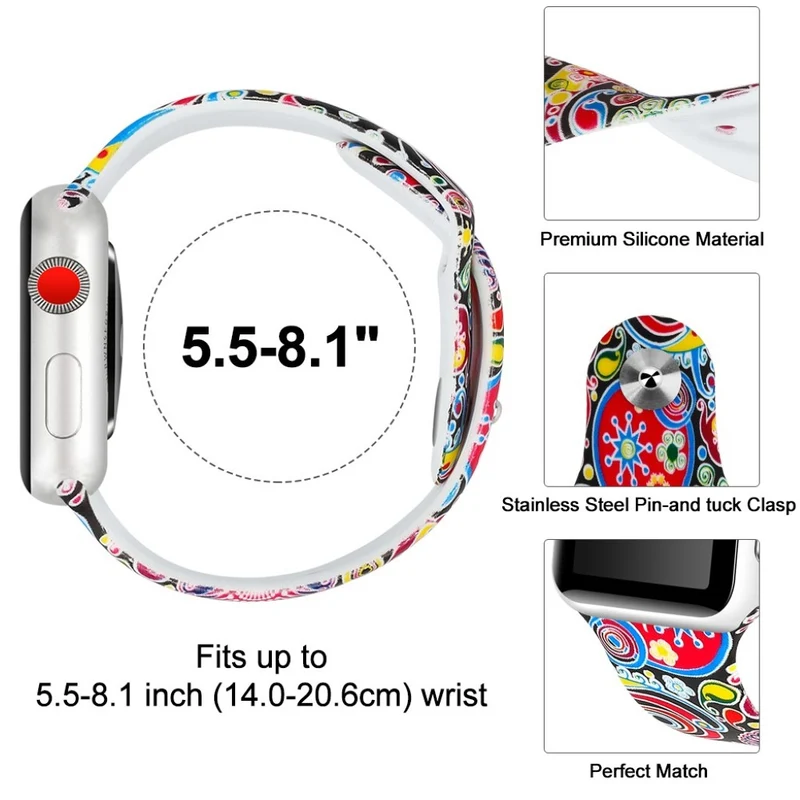 Megastark Apple Watch Series 4 44mm Silikon / TPU armband