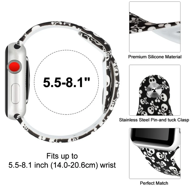 Megastark Apple Watch Series 4 44mm Silikon / TPU armband