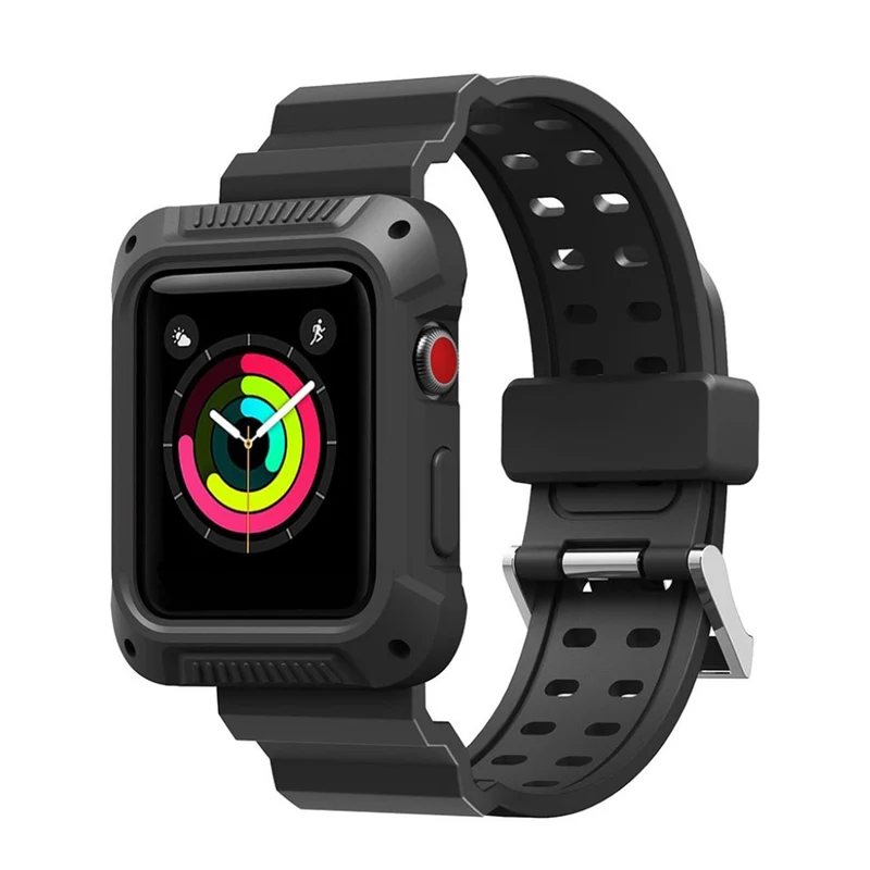 Super stark Apple Watch Series 4 44mm Silikon / TPU armband
