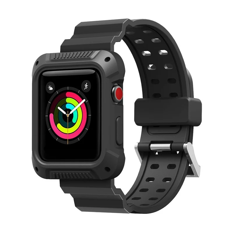 Super stark Apple Watch Series 4 44mm Silikon / TPU armband