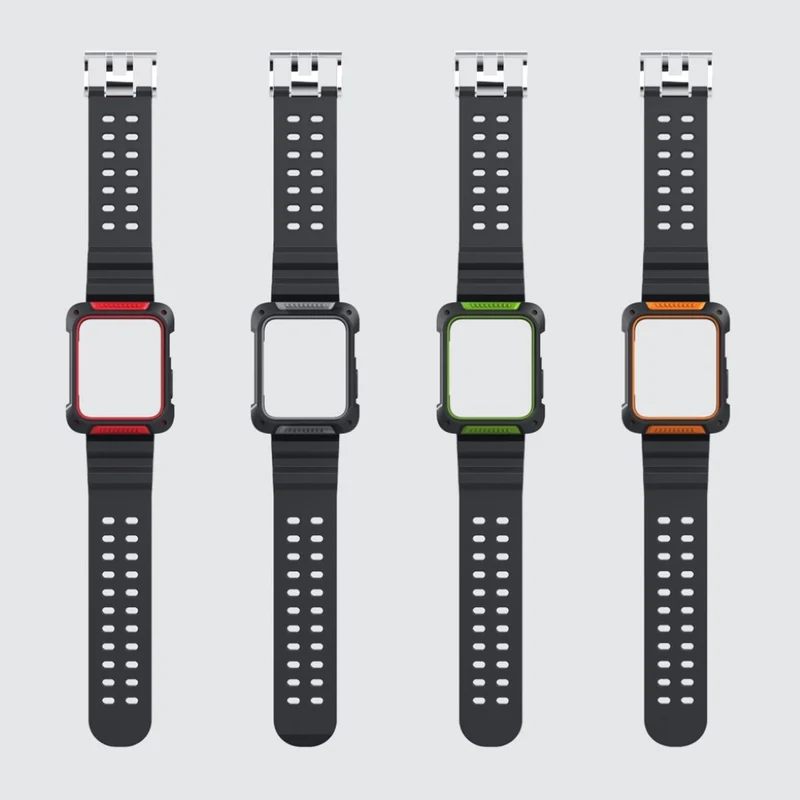 Super stark Apple Watch Series 4 44mm Silikon / TPU armband