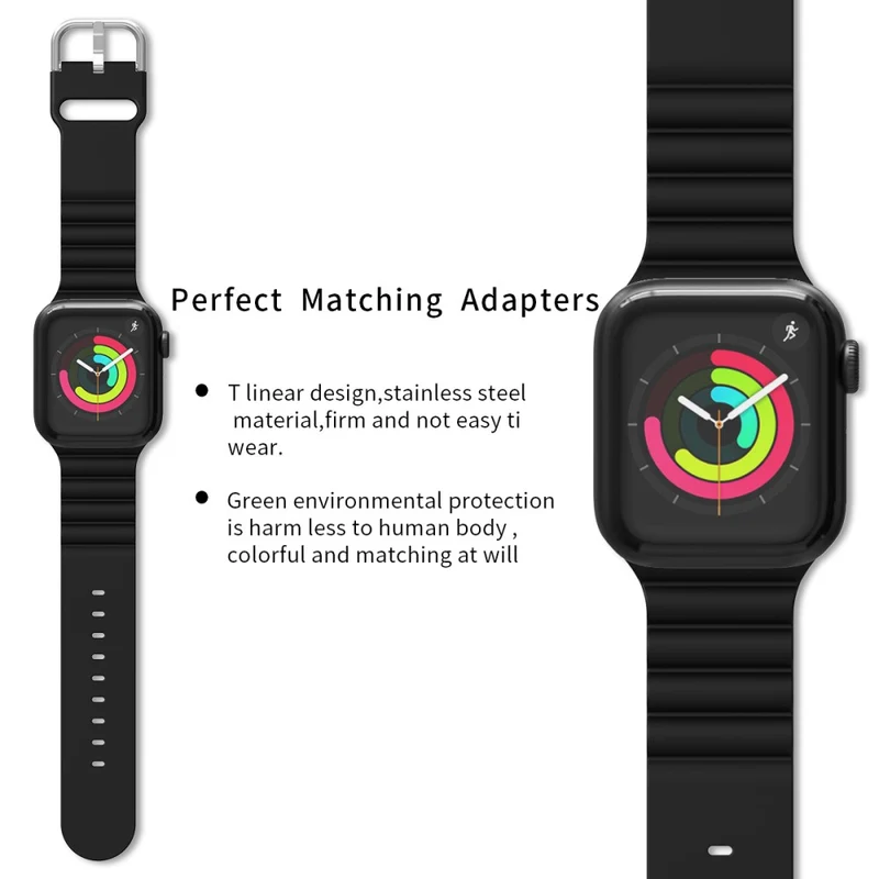 Sehr bequem Apple Watch Series 7 45mm Silikon / TPU armband