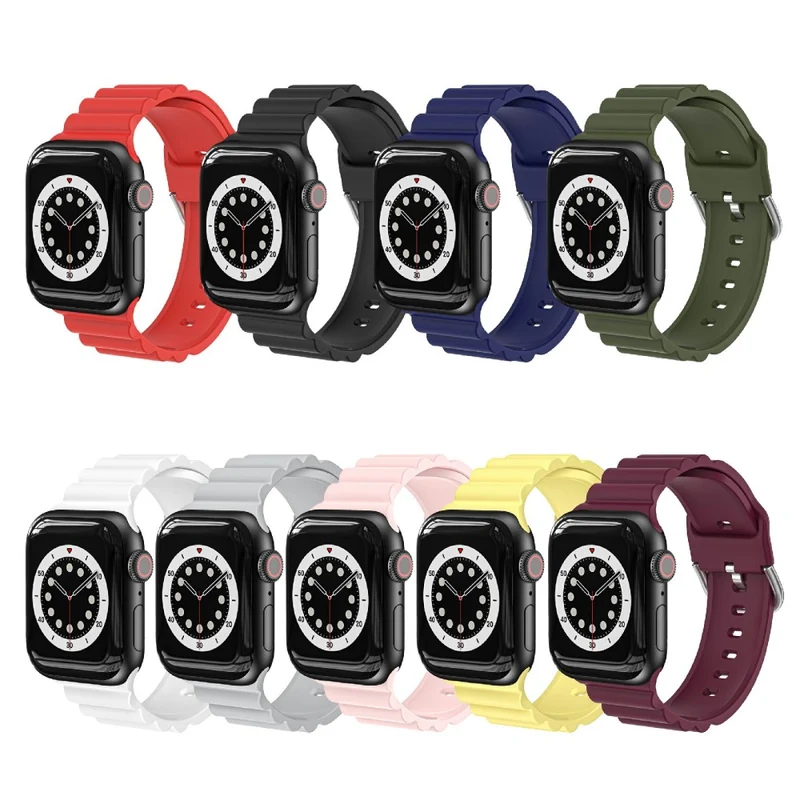 Sehr bequem Apple Watch Series 7 45mm Silikon / TPU armband