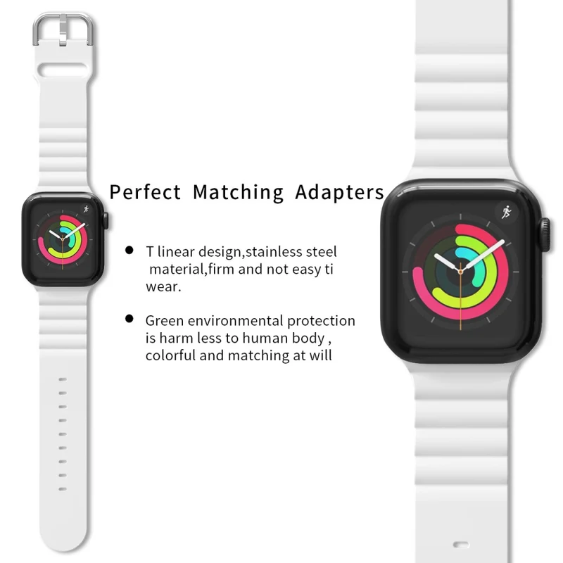 Sehr bequem Apple Watch Series 7 45mm Silikon / TPU armband