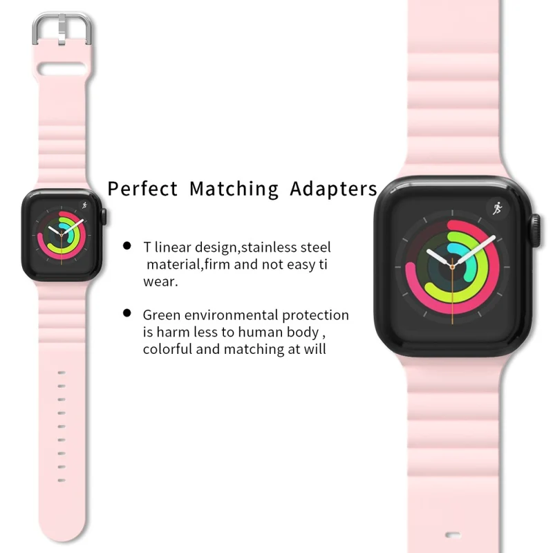 Sehr bequem Apple Watch Series 7 45mm Silikon / TPU armband