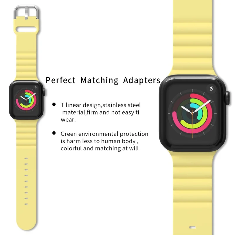 Sehr bequem Apple Watch Series 7 45mm Silikon / TPU armband