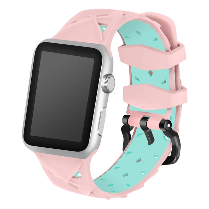 Exquisit Apple Watch Series 7 45mm Silikon / TPU armband