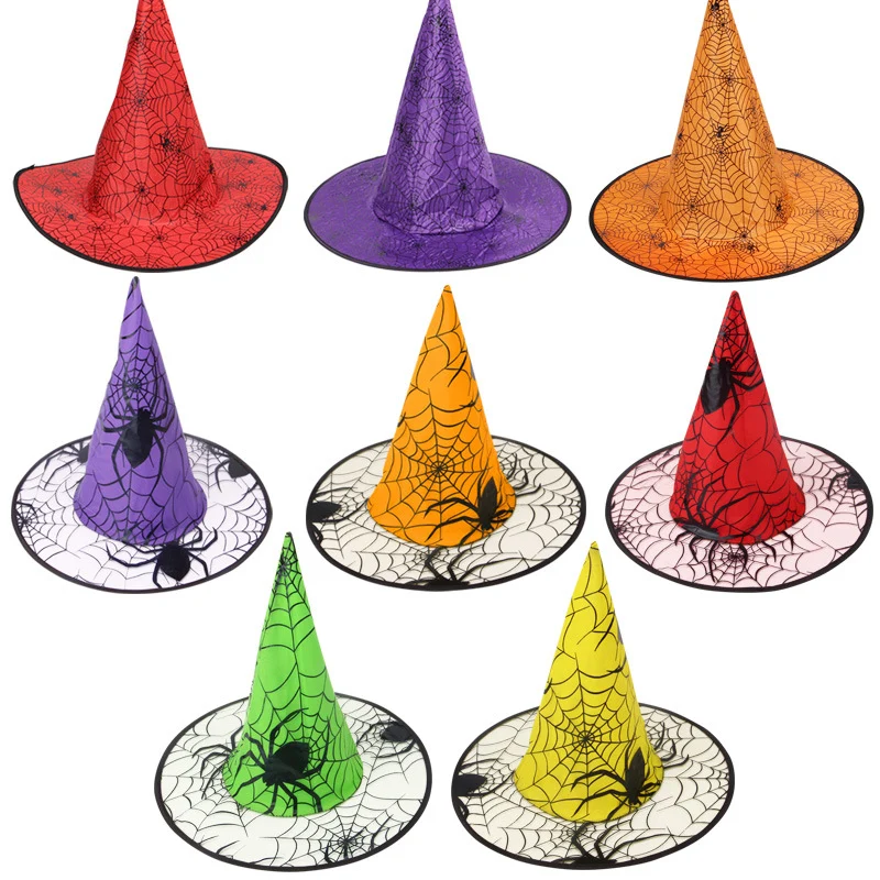 Halloween-Themen-Spinnennetz-Kostümhut
