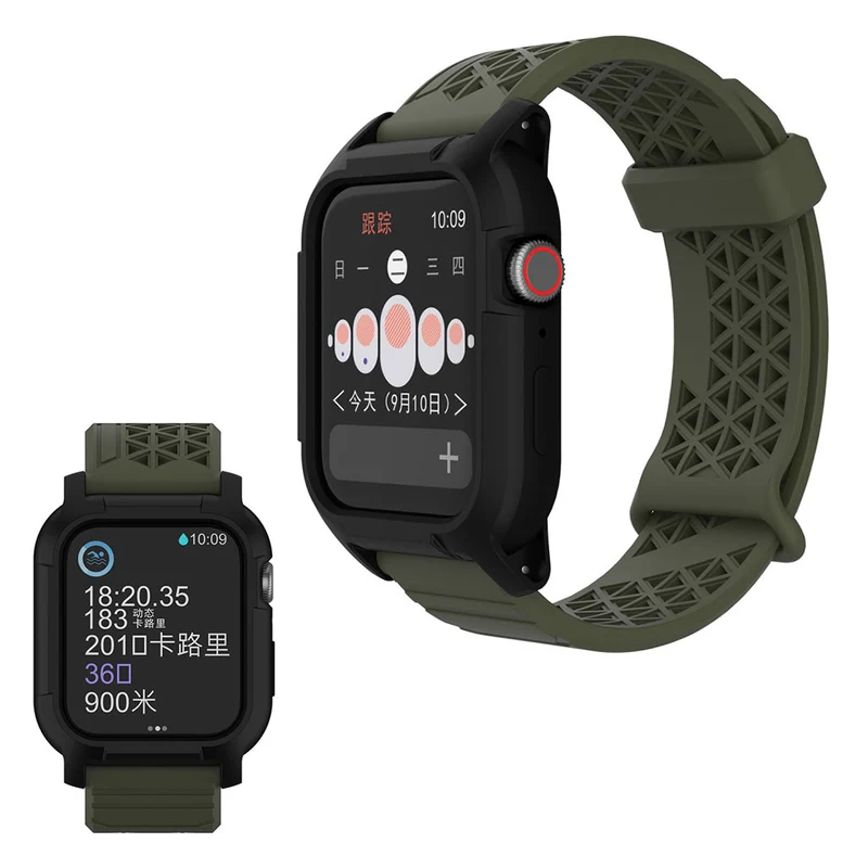 Apple Watch Series 5 44mm / Apple Watch 44mm Silikon / TPU armband