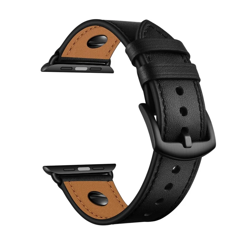 Super cool Apple Watch Series 5 44mm Echtes Leder armband