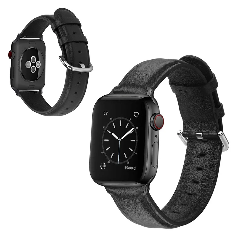 Super schön Apple Watch Series 5 44mm Echtes Leder armband