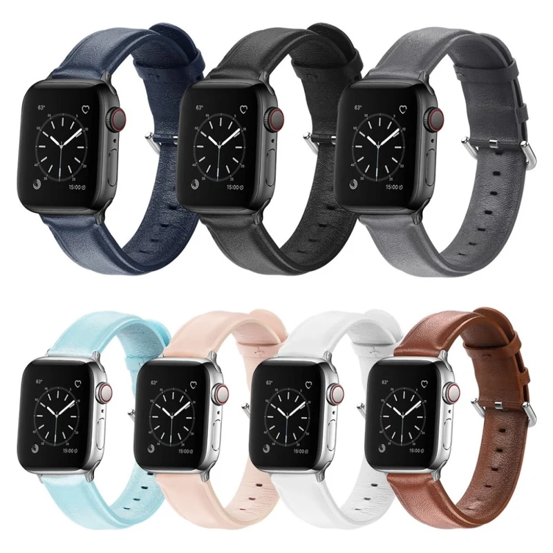 Super schön Apple Watch Series 5 44mm Echtes Leder armband