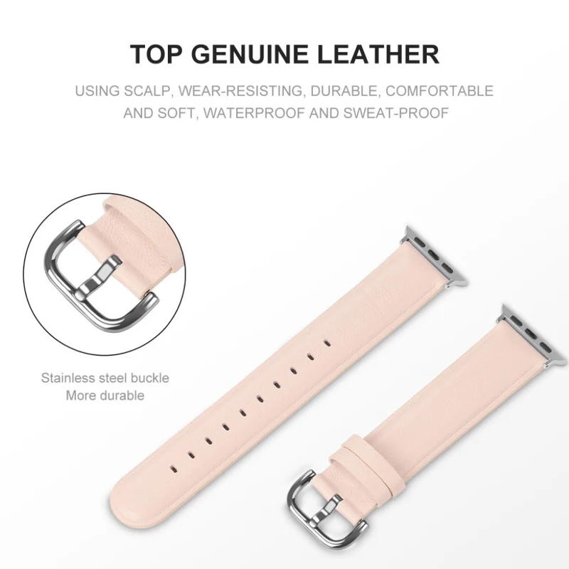 Super schön Apple Watch Series 5 44mm Echtes Leder armband