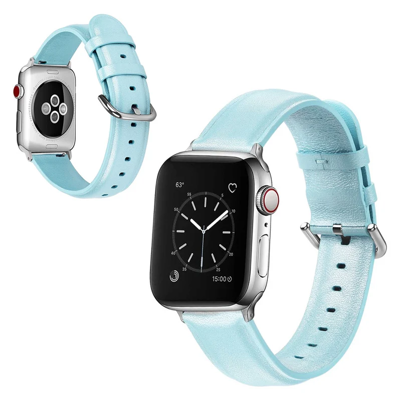 Super schön Apple Watch Series 5 44mm Echtes Leder armband