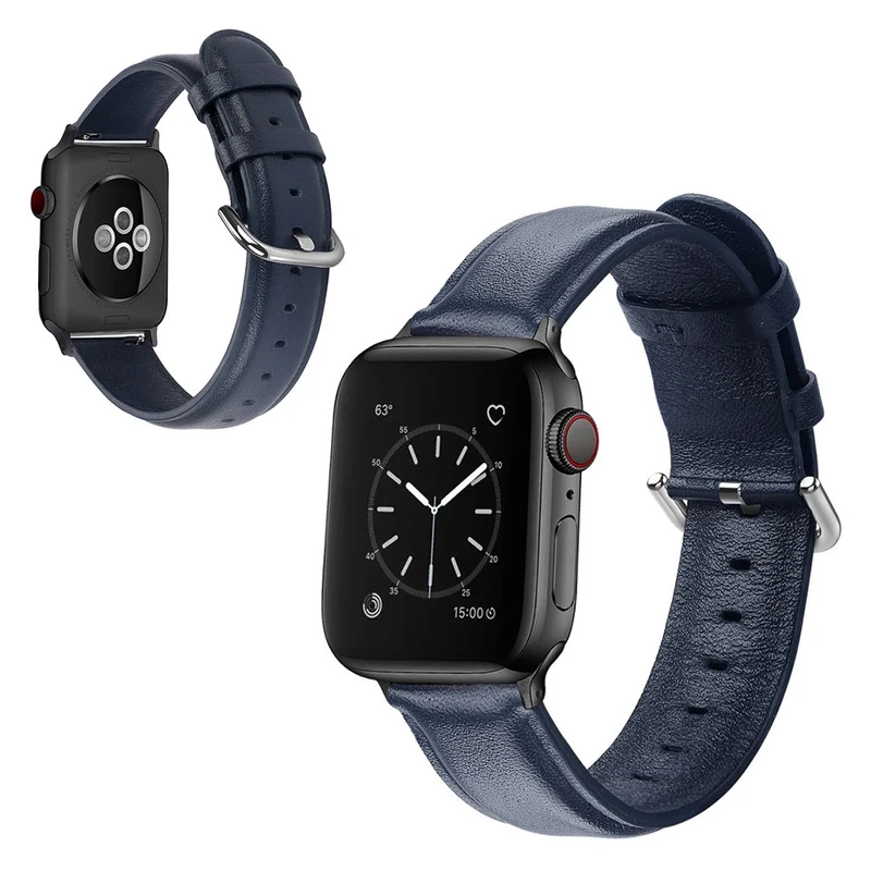 Super schön Apple Watch Series 5 44mm Echtes Leder armband