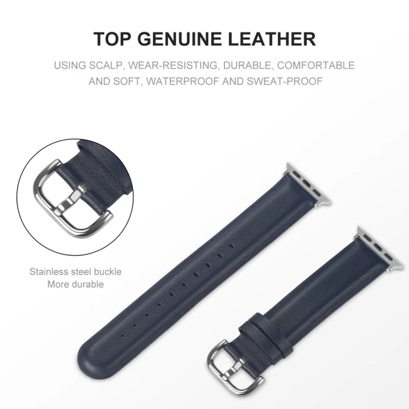 Super schön Apple Watch Series 5 44mm Echtes Leder armband