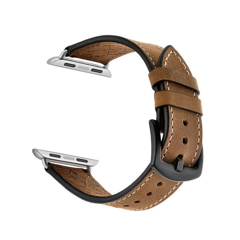 Mega gut Apple Watch Series 5 44mm Echtes Leder armband