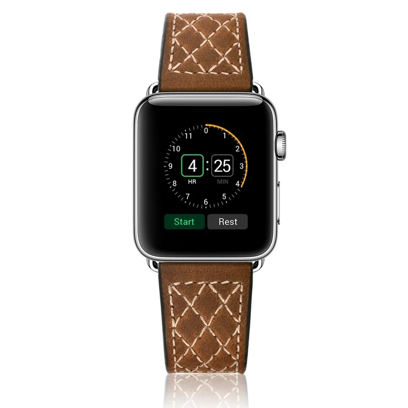 Mega gut Apple Watch Series 5 44mm Echtes Leder armband