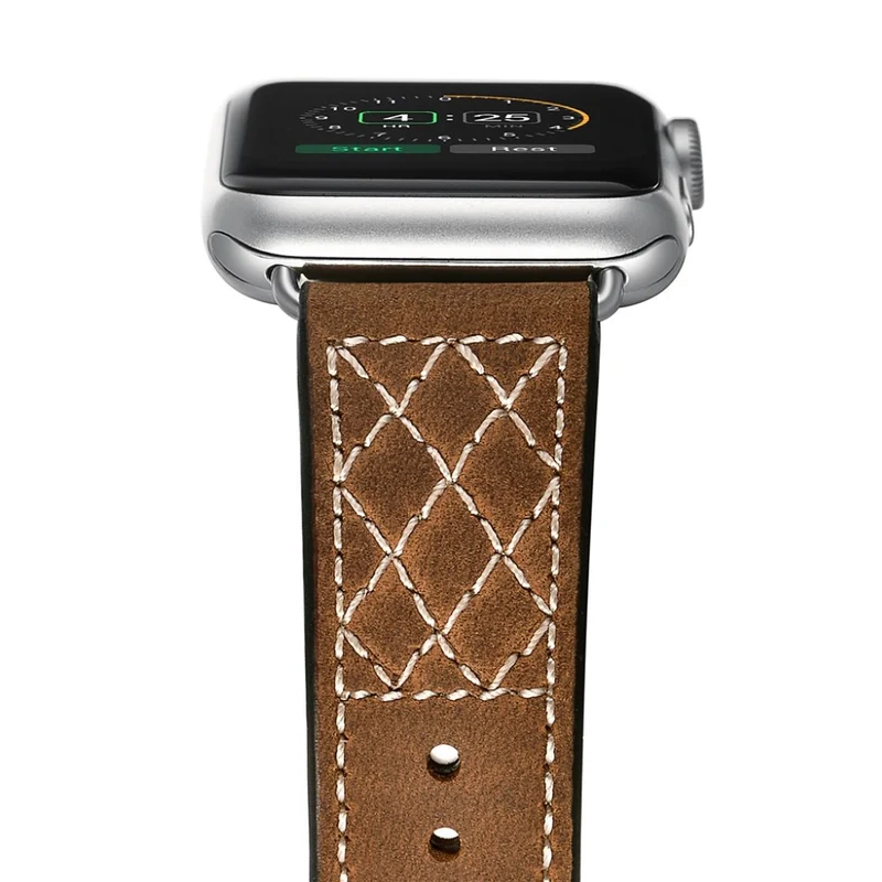 Mega gut Apple Watch Series 5 44mm Echtes Leder armband
