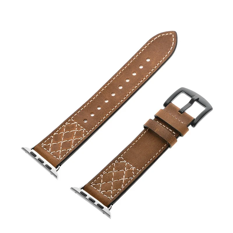 Mega gut Apple Watch Series 5 44mm Echtes Leder armband