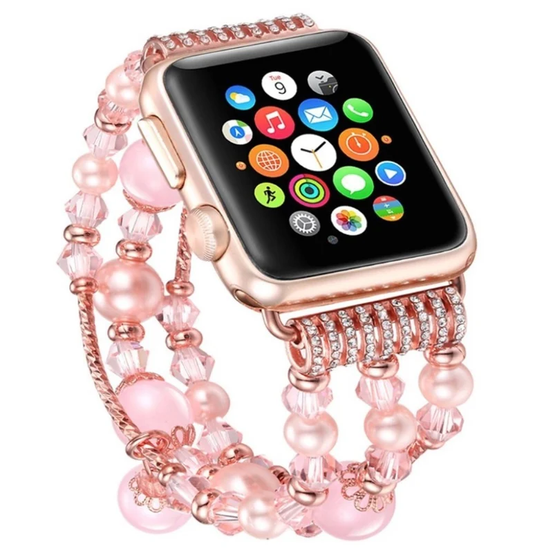 Supersauber Apple Watch Series 1-3 42mm Strass armband