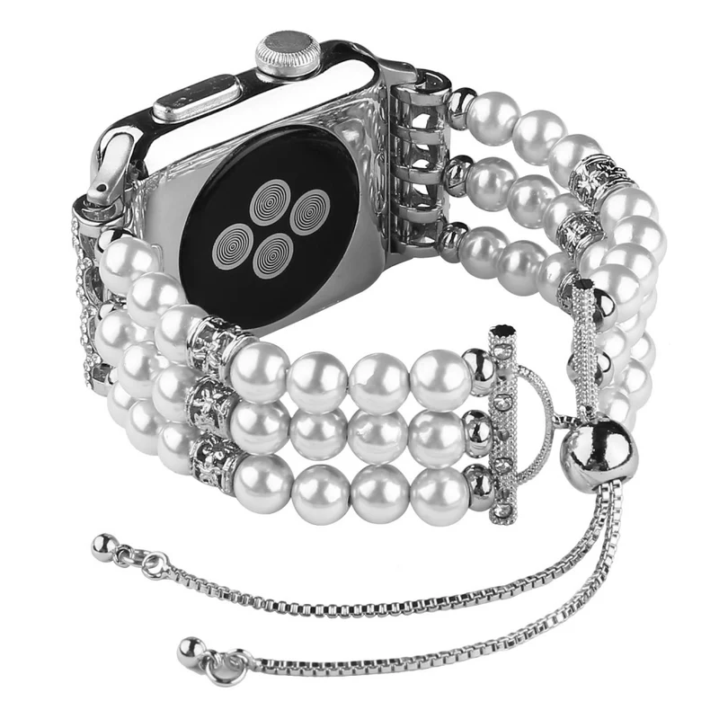 Absolut bequem Apple Watch Series 7 45mm Strass armband