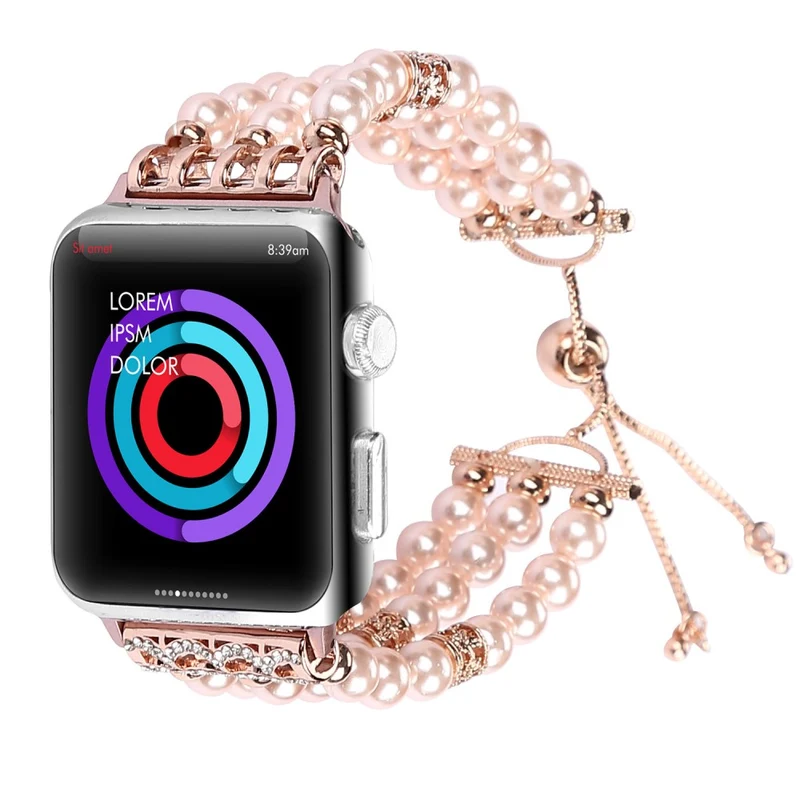 Absolut bequem Apple Watch Series 7 45mm Strass armband