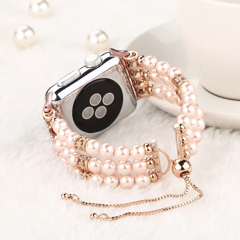 Absolut bequem Apple Watch Series 7 45mm Strass armband