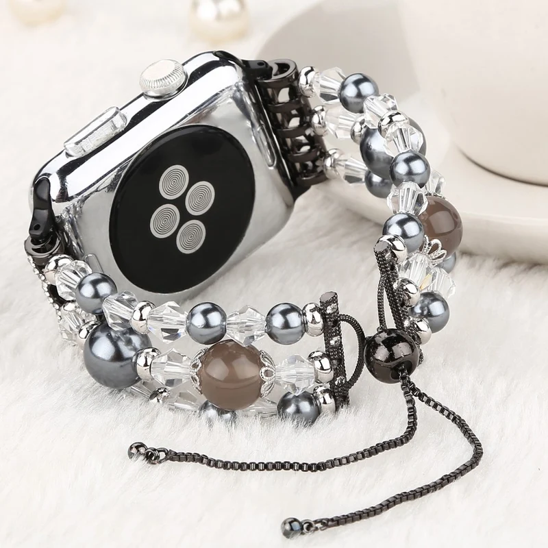 Absolut bequem Apple Watch Series 7 45mm Strass armband