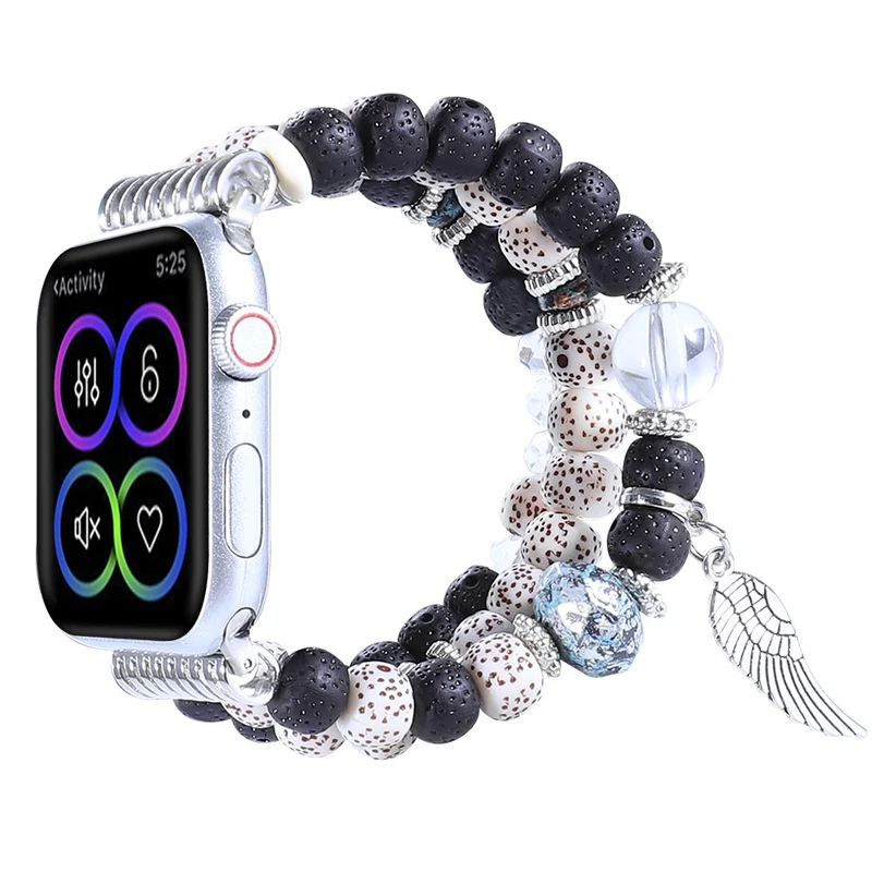 Mega angenehm Apple Watch Series 7 45mm Strass armband