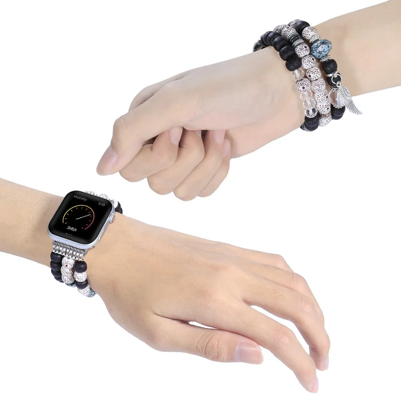 Mega angenehm Apple Watch Series 7 45mm Strass armband