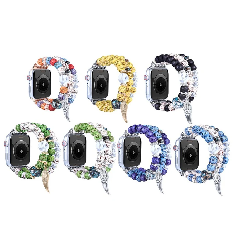 Mega angenehm Apple Watch Series 7 45mm Strass armband