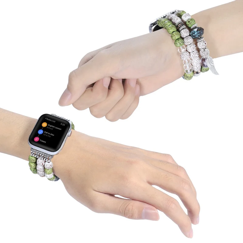 Mega angenehm Apple Watch Series 7 45mm Strass armband