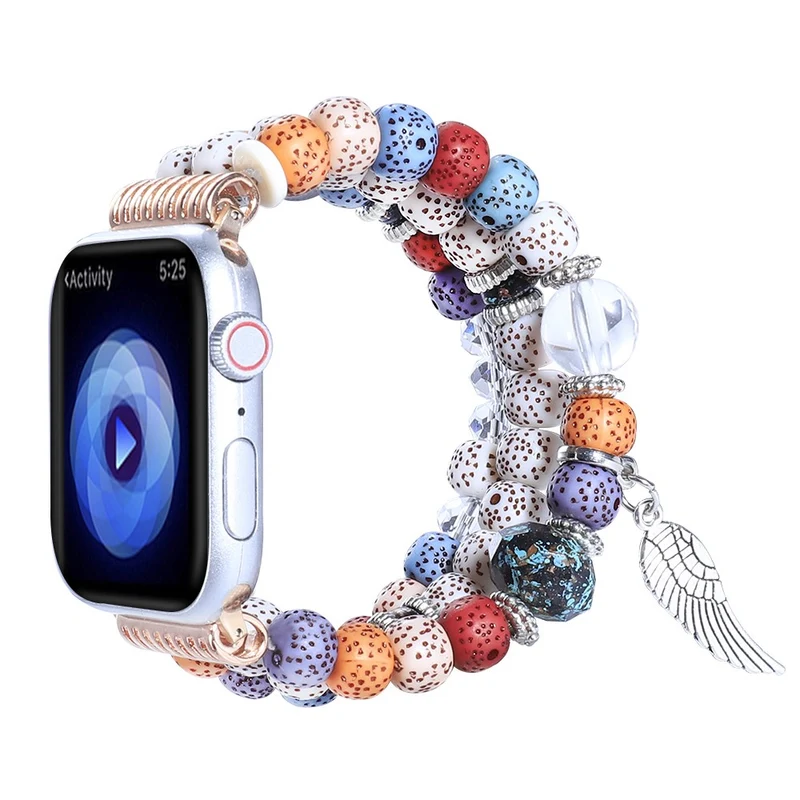 Mega angenehm Apple Watch Series 7 45mm Strass armband