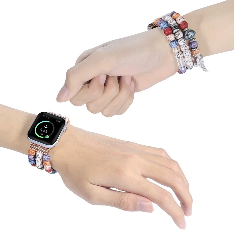 Mega angenehm Apple Watch Series 7 45mm Strass armband