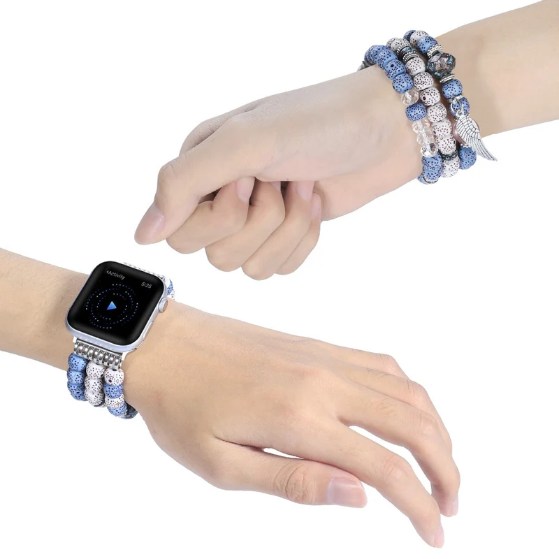 Mega angenehm Apple Watch Series 7 45mm Strass armband