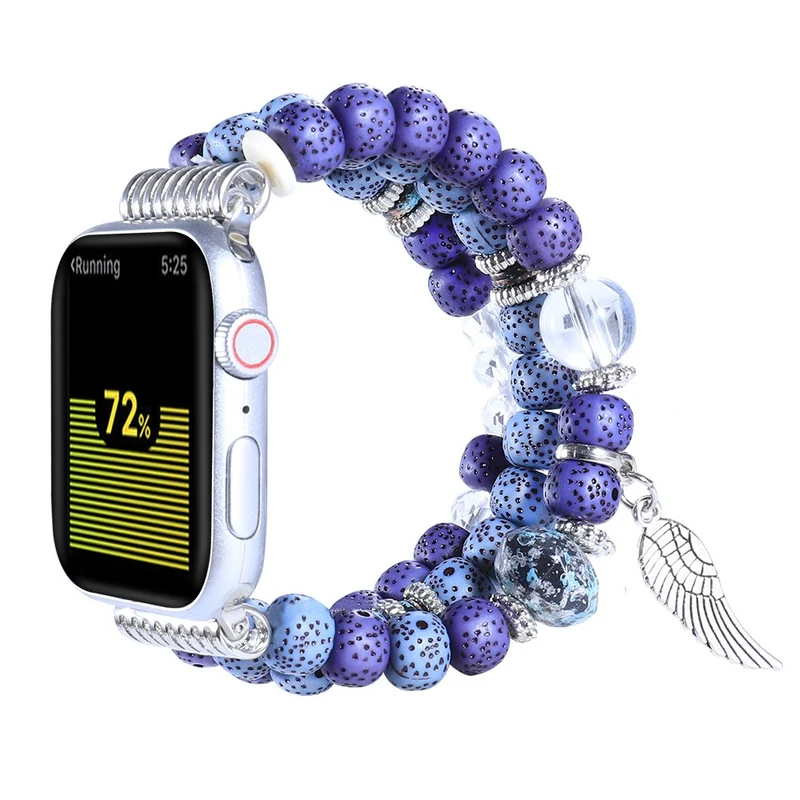 Mega angenehm Apple Watch Series 7 45mm Strass armband