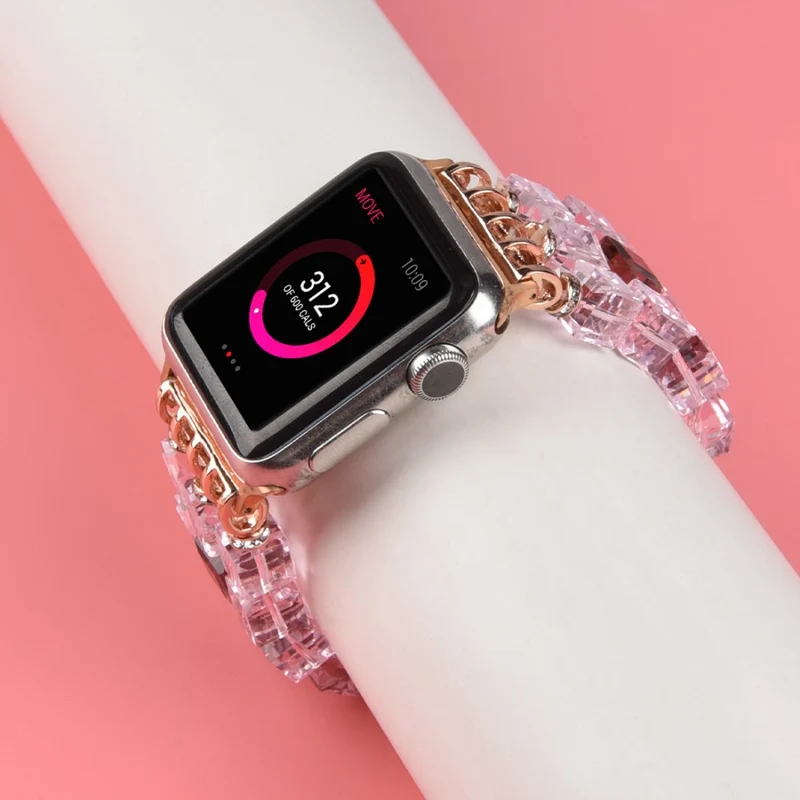 Mega zäh Apple Watch Series 7 45mm Strass armband