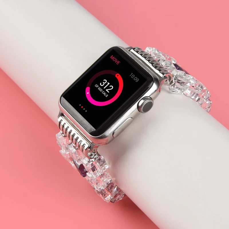 Mega zäh Apple Watch Series 7 45mm Strass armband