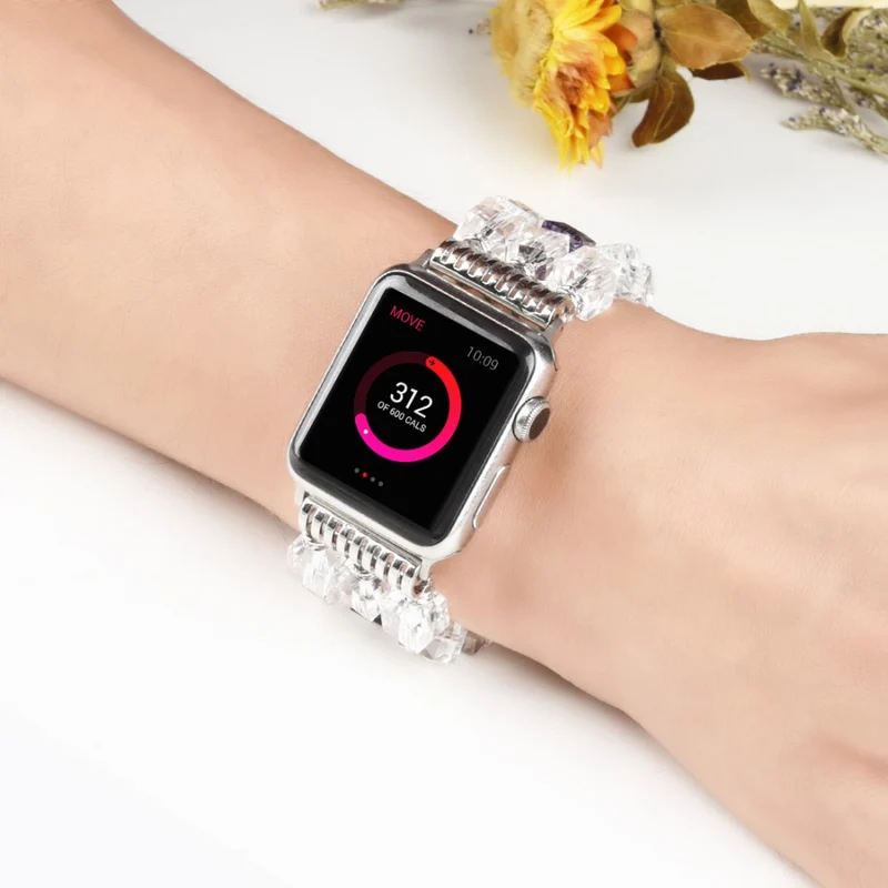 Mega zäh Apple Watch Series 7 45mm Strass armband