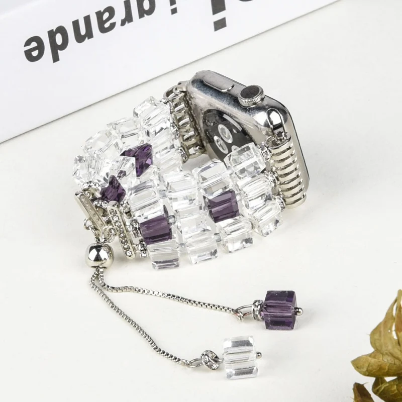 Mega zäh Apple Watch Series 7 45mm Strass armband