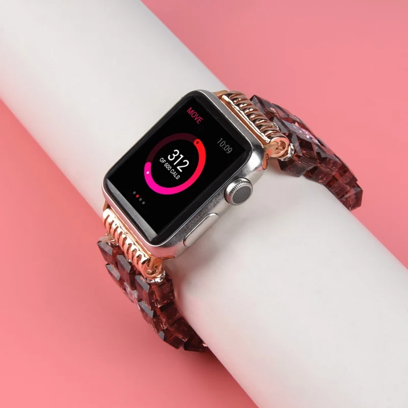 Mega zäh Apple Watch Series 7 45mm Strass armband