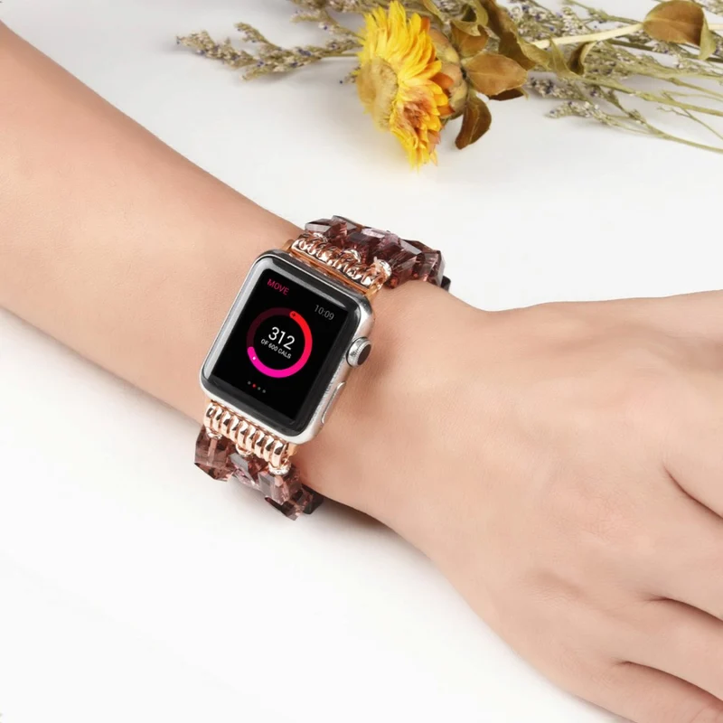 Mega zäh Apple Watch Series 7 45mm Strass armband