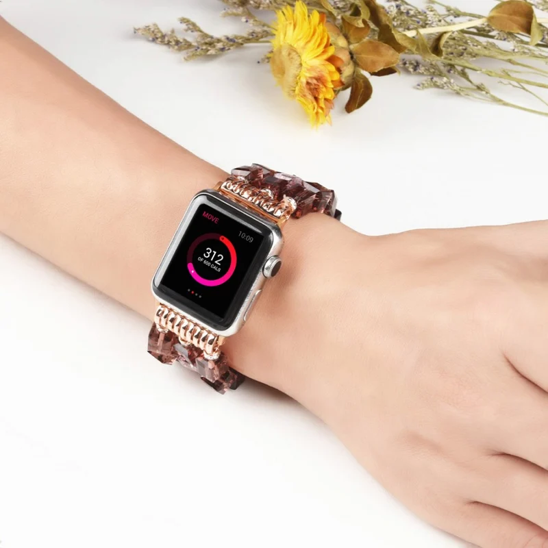 Mega zäh Apple Watch Series 7 45mm Strass armband