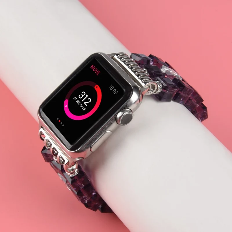 Mega zäh Apple Watch Series 7 45mm Strass armband