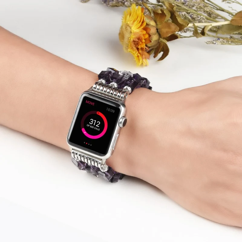Mega zäh Apple Watch Series 7 45mm Strass armband