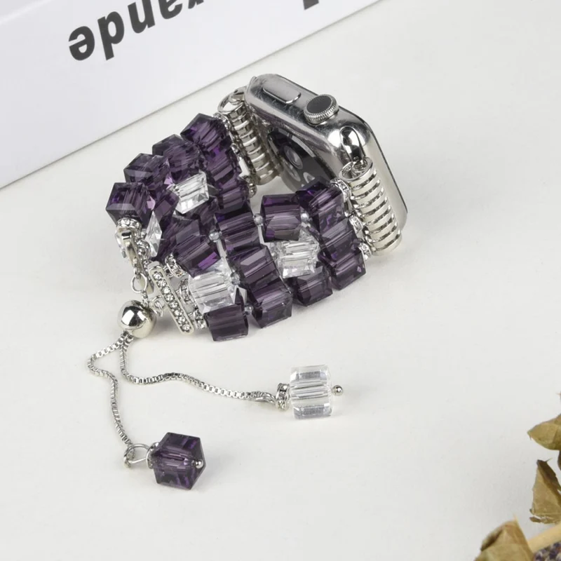 Mega zäh Apple Watch Series 7 45mm Strass armband