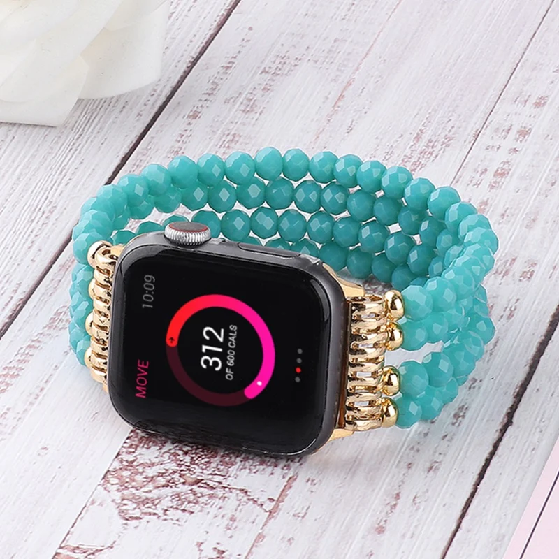 Auffallend modisch Apple Watch Series 7 45mm Strass armband