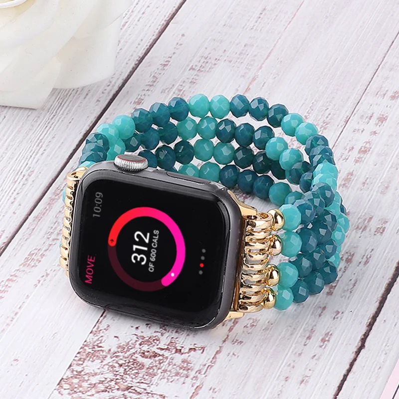 Auffallend modisch Apple Watch Series 7 45mm Strass armband