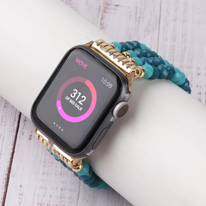 Auffallend modisch Apple Watch Series 7 45mm Strass armband